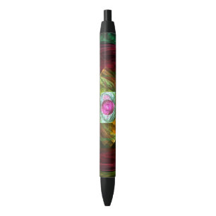 Dynamic Connections Abstract Art Black Ink Pen