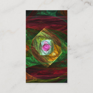 Dynamic Connections Abstract Art Business Card