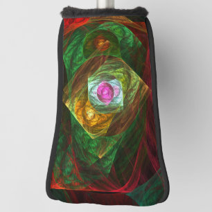 Dynamic Connections Abstract Art Golf Head Cover