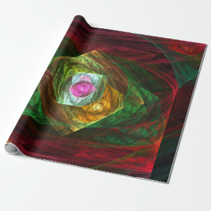 Dynamic Connections Abstract Art Wrapping Paper