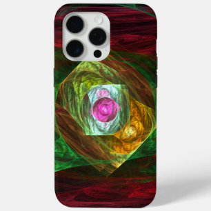 Dynamic Connections Luminous Abstract Fractal Art iPhone 15 Pro Max Case