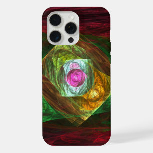 Dynamic Connections Luminous Abstract Fractal Art iPhone 15 Pro Max Case
