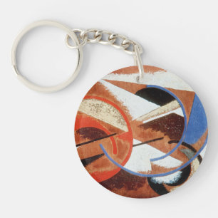 Dynamic Construction, 1919 (oil on canvas) Key Ring