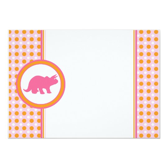 Dynamic Dino {0290} Pink Invitation