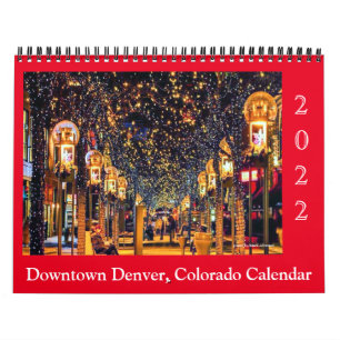 Dynamic Downtown Denver, Co Photo Art Calendar