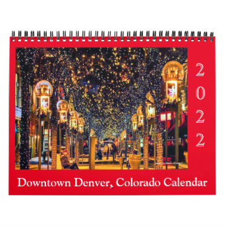Dynamic Downtown Denver, Co Photo Art Calendar