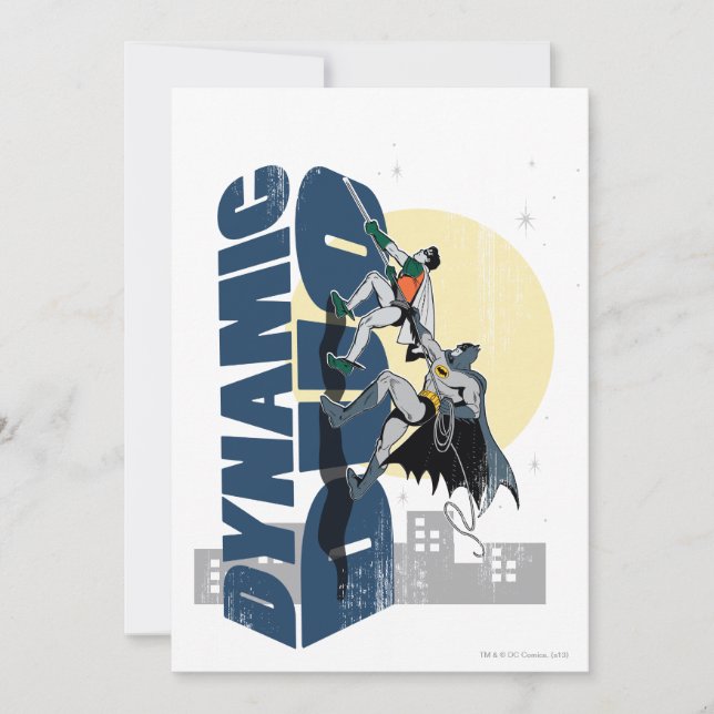 Dynamic Duo Graphic Invitation (Front)