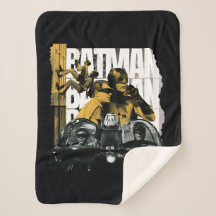 Dynamic Duo Scrapbook Photograph Sherpa Blanket