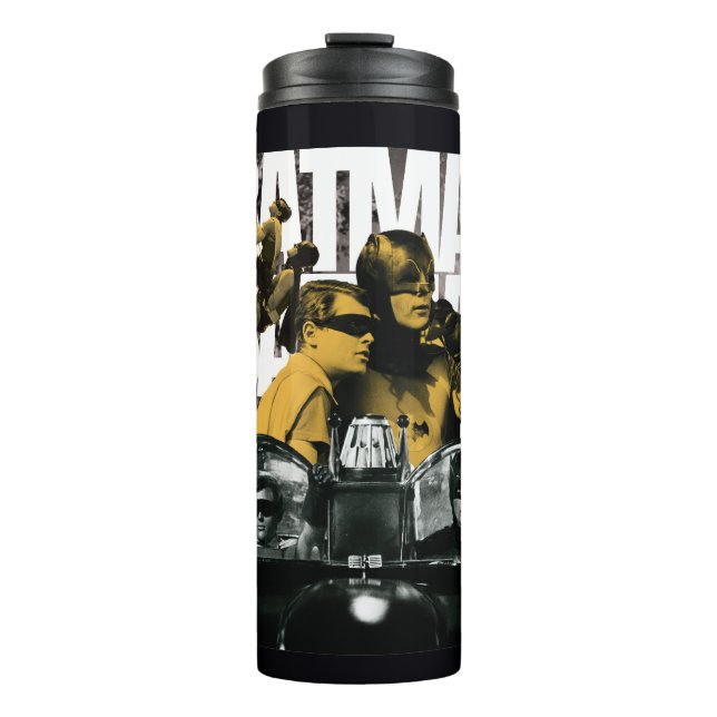 Dynamic Duo Scrapbook Photograph Thermal Tumbler (Front)