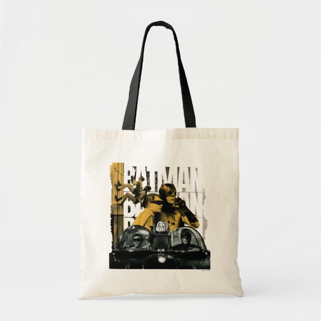 Dynamic Duo Scrapbook Photograph Tote Bag (Front)