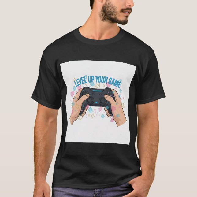 Dynamic Esports Champion Gaming Controller Design T-Shirt (Front)