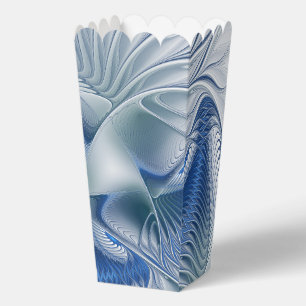 Dynamic Fantasy Abstract Blue Tones Fractal Art Favour Box