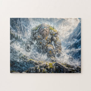 Dynamic Fantasy Troll in Dramatic Atmospheric Land Jigsaw Puzzle