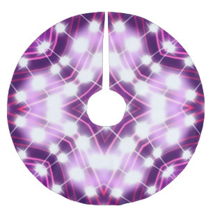 Dynamic Floodlights Background Texture Brushed Polyester Tree Skirt