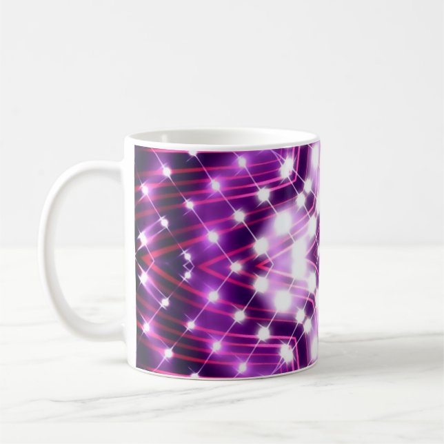 Dynamic Floodlights Background Texture Coffee Mug (Left)