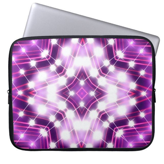 Dynamic Floodlights Background Texture Laptop Sleeve (Front)