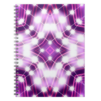 Dynamic Floodlights Background Texture Notebook