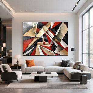 Dynamic Geometric Composition Poster