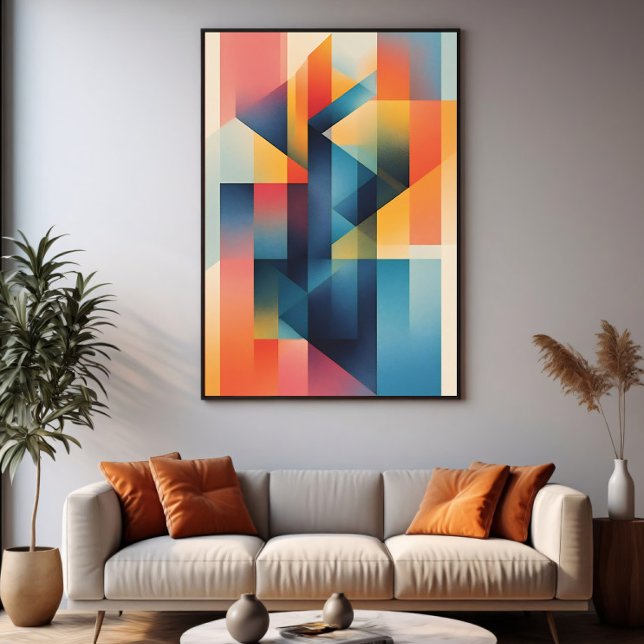 Dynamic Geometry Canvas Print (Creator Uploaded)