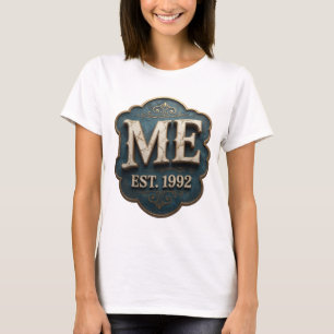 Dynamic Gold ME ESTABLISHED 1992 Modern Design T-Shirt