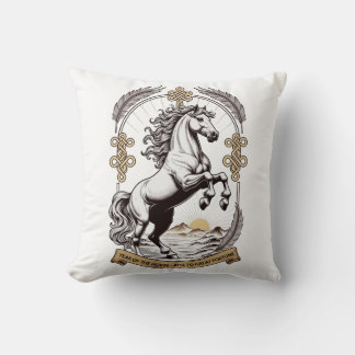 Dynamic Horse Emblem, Chinese New Year Gift Cushion