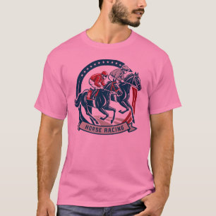 Dynamic Horse Riding Illustration T-Shirt