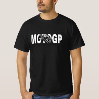 Dynamic MotoGP Racing Motorcycle Graphic – Bold Bl T-Shirt