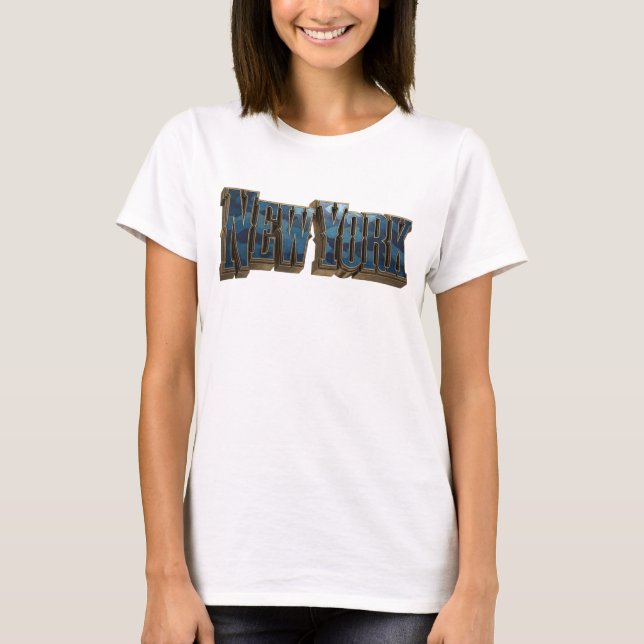 Dynamic Navy NEW YORK Graphic Tee (Front)