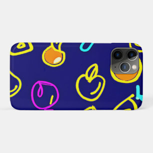 Dynamic Neon Fruits Pattern Design iPhone 11 Pro Case