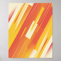 Dynamic Orange & Yellow Streaks