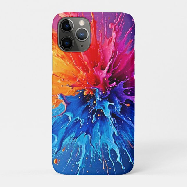 Dynamic Paint Splash Abstract Case-Mate iPhone Case (Back)