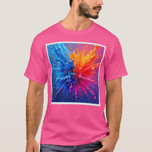 Dynamic Paint Splash Abstract T-Shirt