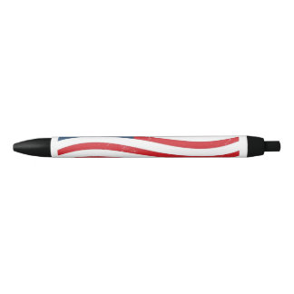Dynamic Patriotic Wave Ballpoint Pen - Elegant USA