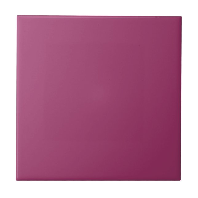 Dynamic Pink Square Kitchen and Bathroom Tile (Front)