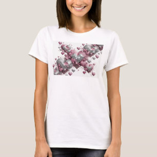 Dynamic Red LOVE IS IN THE AIR Slogan Tee