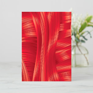 Dynamic Red Muscle Texture Abstract  Invitation