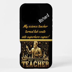 Dynamic Science Teacher Inspires Students iPhone 16 Pro Max Case