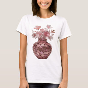 Dynamic Silver ABSTRACT ART Statement Design T-Shirt