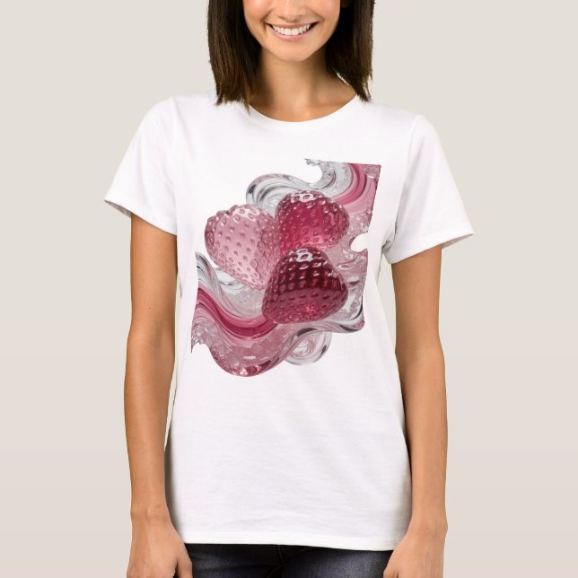 Dynamic Silver LOVE Bold Design T-Shirt (Front)