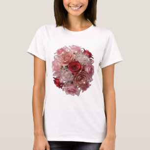 Dynamic Silver ROSE BLOOM Slogan Tee