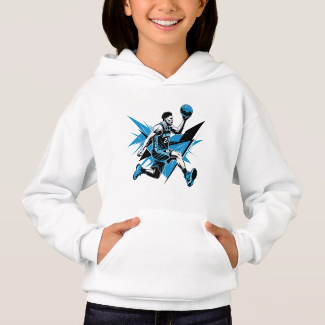 Dynamic Slam Dunk Basketball Player (Front)