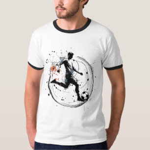 Dynamic Soccer Art T-Shirt
