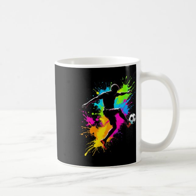 Dynamic Soccer  Coffee Mug (Right)
