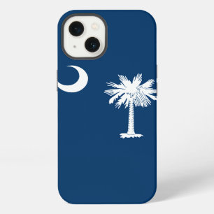 Dynamic South Carolina State Flag Graphic on a iPhone 13 Case