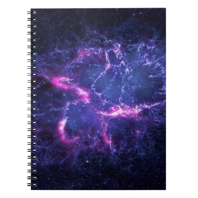 Dynamic Space Nebula Cosmic Image Notebook (Front)