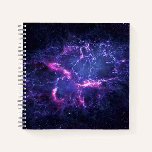 Dynamic Space Nebula Cosmic Image Notebook (Front)