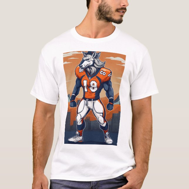 Dynamic Sports Outlines – Energetic T-Shirt Design (Front)