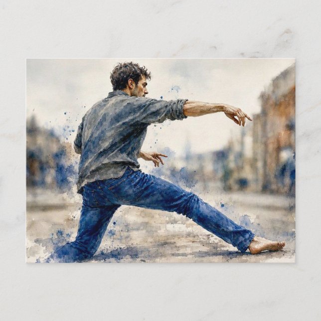 Dynamic Street Dancer,  Postcard (Front)