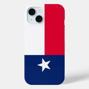 Dynamic Texas State Flag Graphic on a iPhone 15 Case