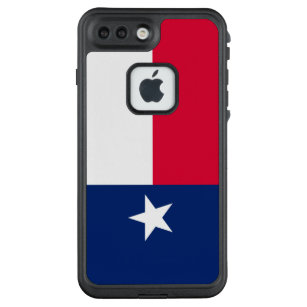Dynamic Texas State Flag Graphic on a LifeProof FRÄ’ iPhone 7 Plus Case
